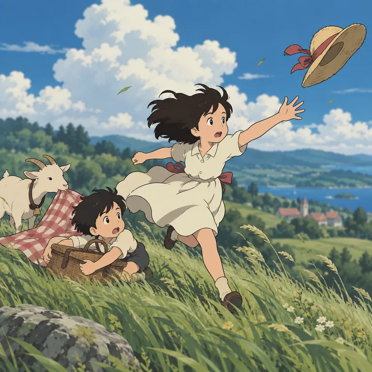An example picture in the Classic Anime style