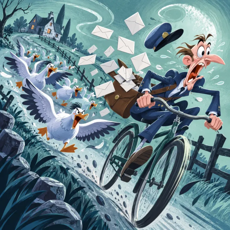 An example picture in the Mid-Century Cartoon style